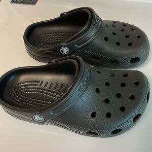 Black size 1 crocs